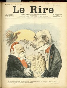 Ilustrace Charlese Leandra (1862-1934) pro obálku Le Rire od Charles Leandre