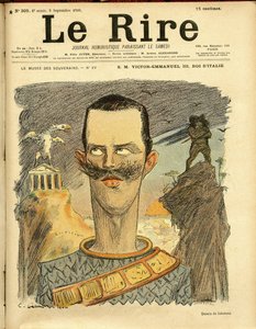 Ilustrace Charlese Leandra (1862-1934) pro obálku Le Rire od Charles Leandre