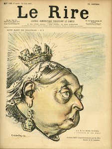 Ilustrace Charlese Leandra (1862-1934) pro obálku Le Rire od Charles Leandre