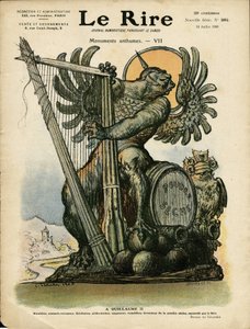 Ilustrace Charlese Leandra (1862-1934) pro obálku Le Rire od Charles Leandre