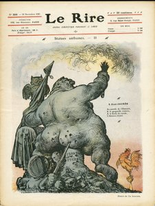 Ilustrace Charlese Leandra (1862-1934) pro obálku Le Rire od Charles Leandre