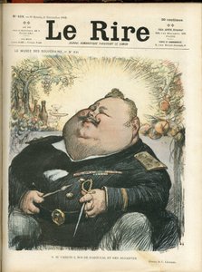 Ilustrace Charlese Leandra (1862-1934) pro obálku Le Rire, č. 418 od Charles Leandre