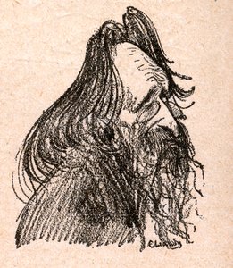 Jules Guesde (1845-1922) francouzský politik - rytina do „Our Dear Sovereign“ od Paula Bosqa - ilustrace Charles Leandre (1862-1934) 1898 - od Charles Leandre