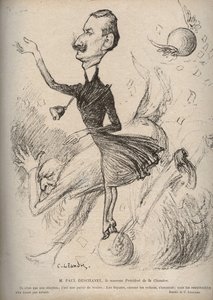 Pan Paul Deschanel, nový předseda Sněmovny - Cartoon od Charlese Leandra (1862-1934) v „The Rire“““ 1898 od Charles Leandre