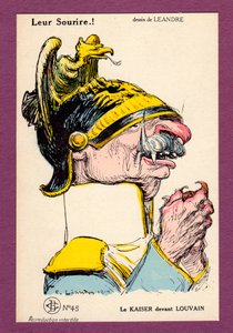 Pohlednice, satirické v barvách od Charles Leandre