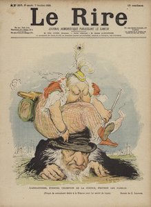 Královna Viktorie, ilustrace pro Le Rire