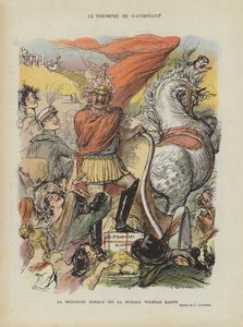 Satira na marockou krizi v roce 1905. Ilustrace pro Le Rire