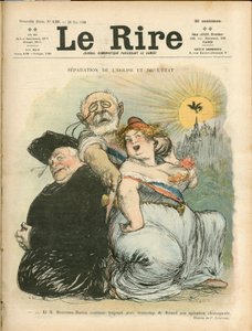 Odluka církve a státu – obálka „Le Laughing“ od Charles Leandre