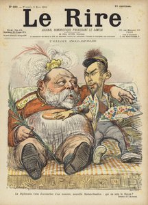 Anglo-japonská aliance, ilustrace pro Le Rire