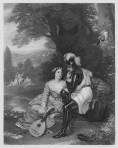 Gaston De Foix (rytina) od Charles Lock (after) Eastlake