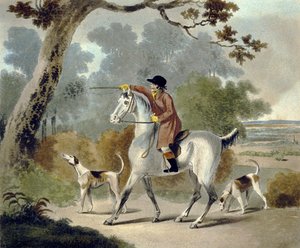 Push Him Tom Boy, z The Pytchley Hunt, vyryl F. Jukes (1745-1812)