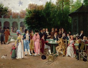 Pozorné publikum od Charles Louis Kratke