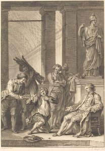 Sedlák od Charles Louis Lingée after Jean Honoré Fragonard