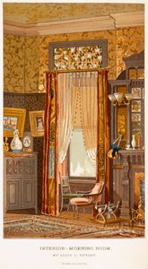 Morning Room 1881, Tiffany, Charles Louis z C Harrisons Womans Handiwork in Modern Homes New York 1881 od Charles Louis Tiffany