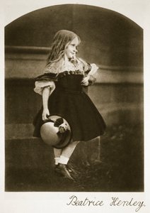 Beatrice Henley, září 1862 (sépiová fotografie) od Charles Lutwidge Dodgson