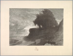 Suite of Landscapes: Landscape, Plate 4, Note, Had, 1892-1893. od Charles Marie Dulac