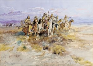 Indická skautská strana, 1897 od Charles Marion Russell