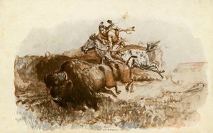 The Buffalo Hunt od C. M. Russella
