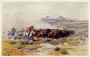 The Buffalo Hunt od C. M. Russella