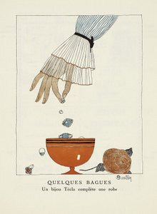 Reklama na "Tecla", z Gazette de Bon Ton, hospoda. 1920 od Charles Martin