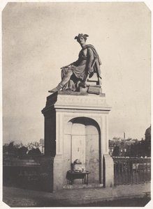 [Alegorická průmyslová socha, Pont du Carrousel], 1852.