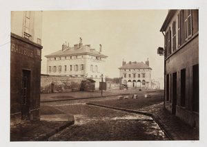 Barriere dItalie, z rue Gerard, Paříž, 1858-78 od Charles Marville