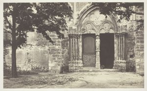 Church of Villeneuve le Comte, Seine-et-Marne (Kostel Villeneuve le Comte, Seine-et-Marne) od Charles Marville