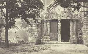 Kostel Villeneuve le Comte, Seine-et-Marne Kostel Villeneuve le Comte, Seine-et-Marne, 1862. od Charles Marville