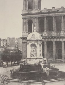 Kašna u sv. Sulpice, 1851. od Charles Marville