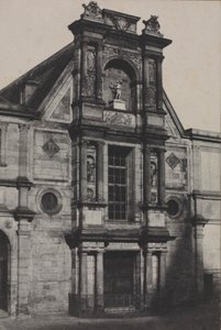 Portico of the Château dAnet, nyní na Ecole des Beaux-Arts, Paříž, 1851. od Charles Marville