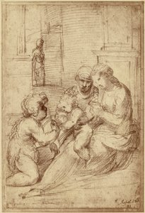 [Reprodukce Raphaëlovy kresby] od Charles Marville