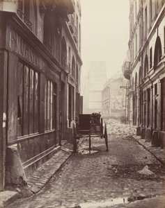 Rue Estienne, z Rue Boucher, 1862-65. od Charles Marville