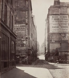 Rue Saint-Jacques,1864-před únorem 1867 (foto) od Charles Marville
