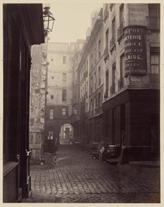 „Rue au Lard“, Paříž od Charles Marville