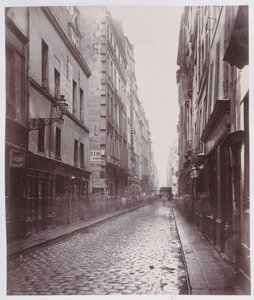 Rue de Gravilliers, z rue du Temple, Paříž, 1858-78