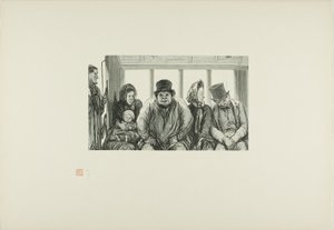Interiér autobusu od Charles Maurand