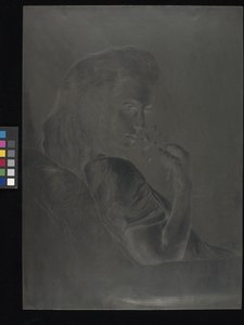 Talíř pro La Rose Thé (Čajová růže) (ocel) od Charles Maurin