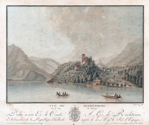 Pohled z Rinkenbergu na Brenzské jezero