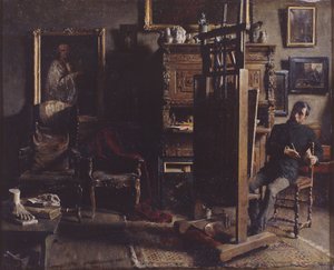 Ateliér malíře Julese Lambeauxe