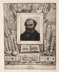 Armand Gueraud z Nantes, tiskař a literát od Charles Meryon