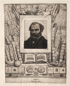 Armand Gueraud z Nantes, tiskař a dopisovatel, 1862. od Charles Meryon