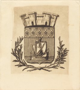 Symbolické paže města Paříže od Charles Meryon