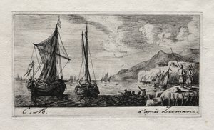 Calais - Splachovací čluny od Charles Meryon