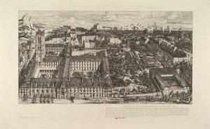 College Henri IV nebo Lycée Napoléon, 1863-64. od Charles Meryon