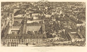 College Henri IV, Paříž, nebo Lycée Napoléon (Henry IV College nebo Napoleon School) od Charles Meryon