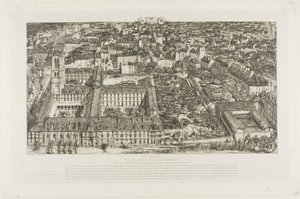 College Henry IV (nebo Lycée Napoléon), Paříž od Charles Meryon
