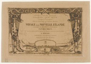 Obálka pro cestu na Nový Zéland (1842-46) od Charles Meryon
