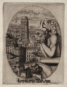 Lepty Paříže: Gargoyle od Charles Meryon