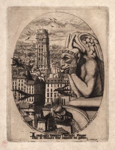 Lepty Paříže: Gargoyle od Charles Meryon