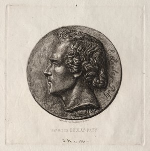 Evariste Boulay-Paty, básník, 1861. od Charles Meryon